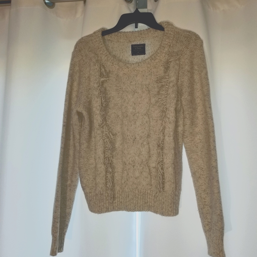 Abercrombie and Fitch chunky fringe sweater